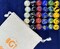 22mm (7/8") Large 30 DELUXE w/Drawstring Storage Bag Replacement Marbles Aggravation Wahoo Dirty Marbles Chinese Checker Board game GLASS